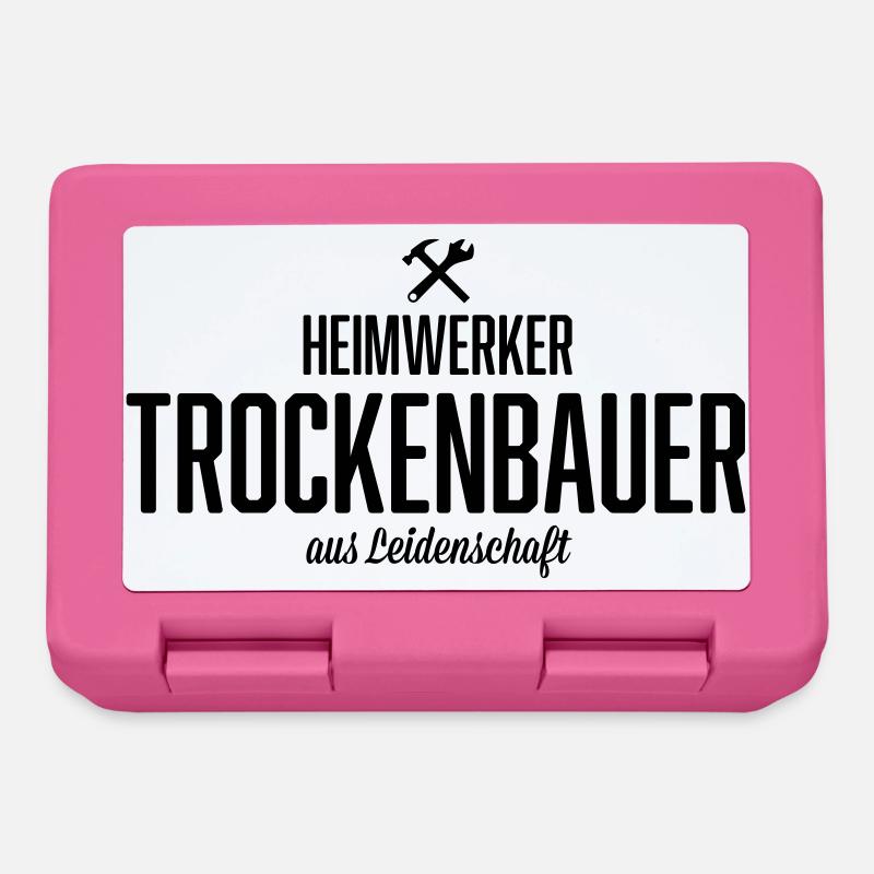 Heimwerker Trockenbauer - Brotdose - Pink