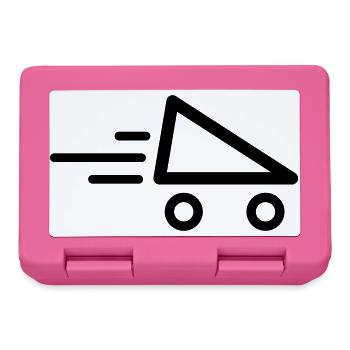 Eisschnelllauf Rollschuh - Brotdose - Pink - Vorne