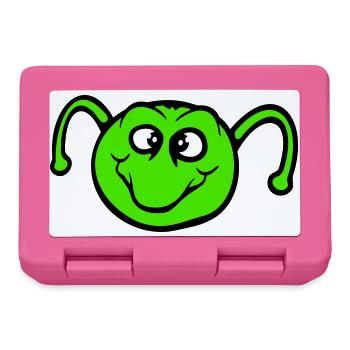 Chenille douce douce petits sourires amicale heureuse - Boîte à goûter - rose - Devant