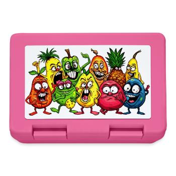 Crazy fruits - Lunchbox - pink - Front