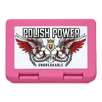 Polnische Kraft – Husaria Gym Beast - Brotdose - Pink - Vorne