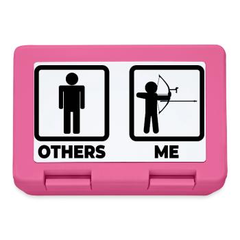 Funny archer - Lunchbox - pink - Front