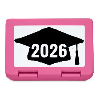 Doctoral Degree 2026 Grunge - Lunchbox - pink - Front