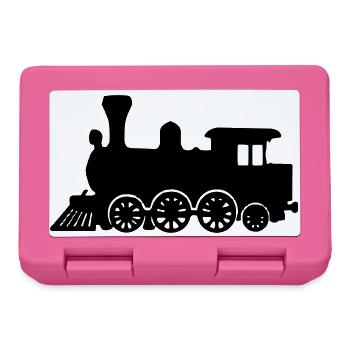 Train Locomotive - Lunchbox - pink - Front