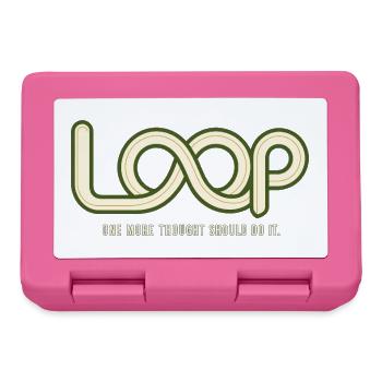 LOOP – One More Thought | Humor about Overthinking - Lunchbox - pink - Front