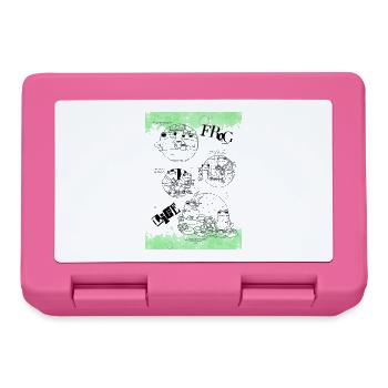 Funny Frog life - Brotdose - Pink - Vorne