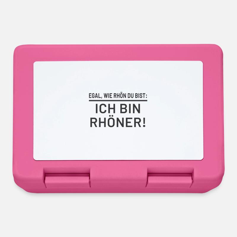 Ich bin Rhöner! - Brotdose - Pink