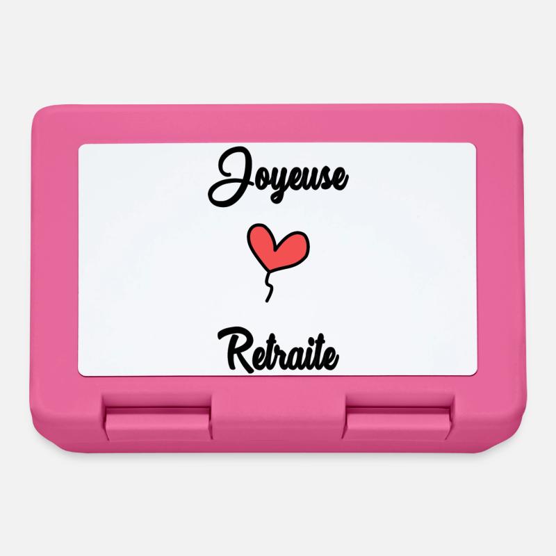 RETRAITE. RETRAITE. RETRAITEE. RETRAITE - Boîte à goûter - rose