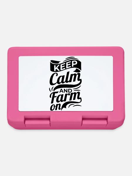 Bauer Spruch - Brotdose - Pink