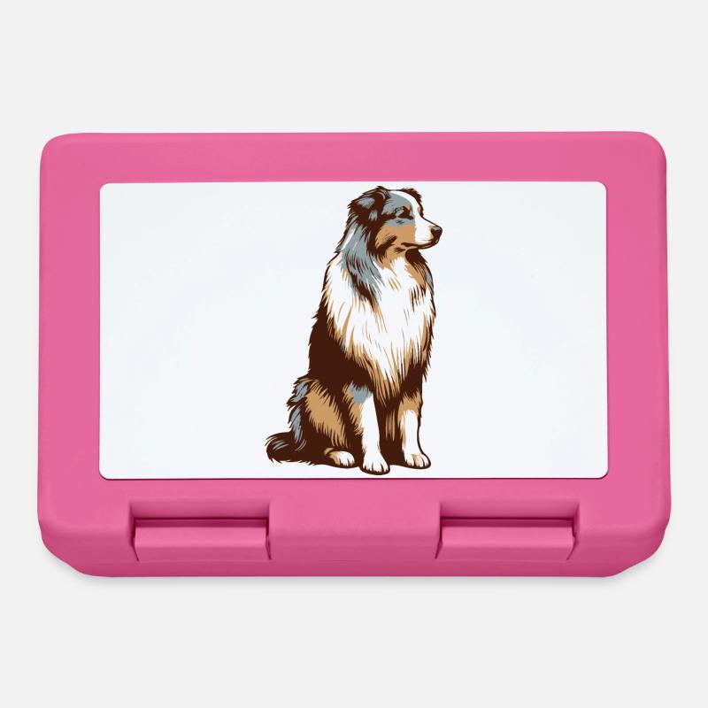 Australian Shepherd - Brotdose - Pink