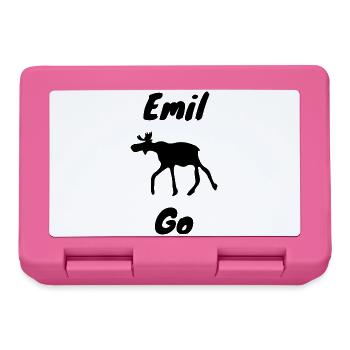 Emil der Elch - Brotdose - Pink - Vorne