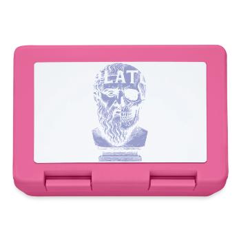 Plato Artistic Skull Design - Lunchbox - pink - Front