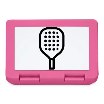 padel - Boîte à goûter - rose - Devant