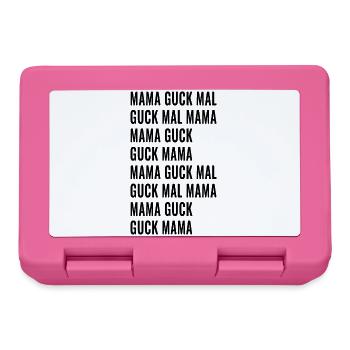 Guck Mal Mama - Brotdose - Pink - Vorne