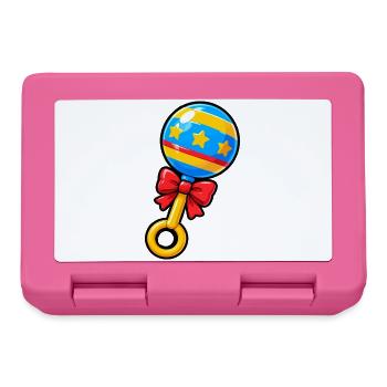 Sternenrassel Ball für Babys - Brotdose - Pink - Vorne