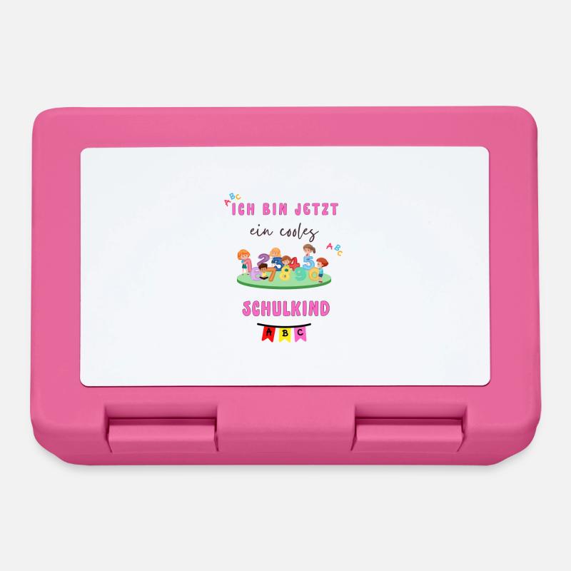 Ich bin jetzt ein cooles Schulkind - Brotdose - Pink