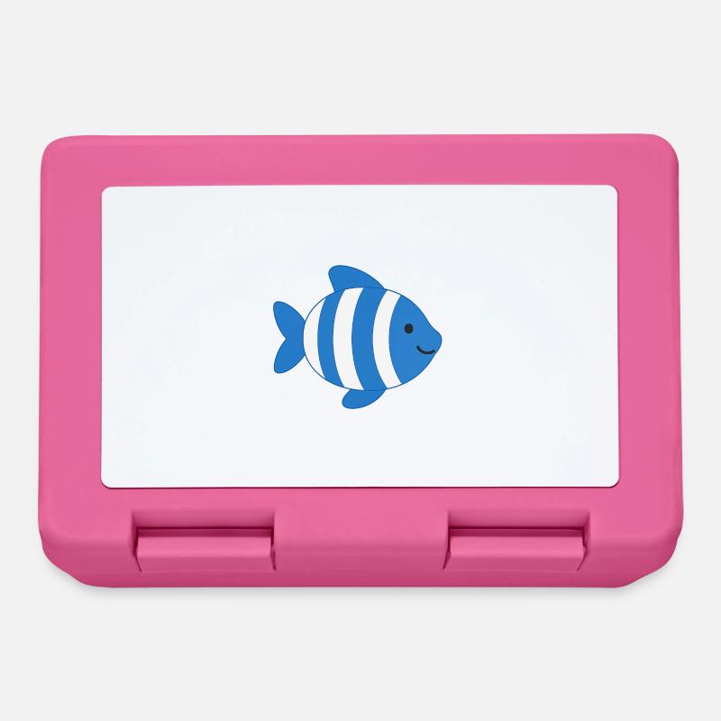 Fish striped - Lunchbox - pink