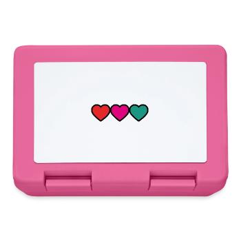 COUPLE. VALENTINE'S DAY. HEART. CHRISTMAS. JUST MARRIED. - Lunchbox - pink - Front