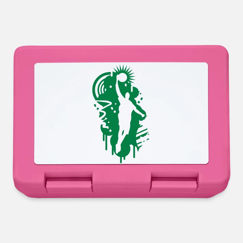 Basketball graffitis - Boîte à goûter - rose