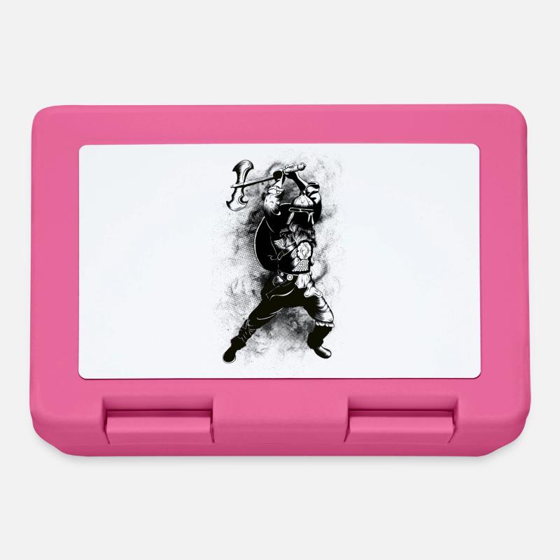 Viking Warrior - Lunchbox - pink