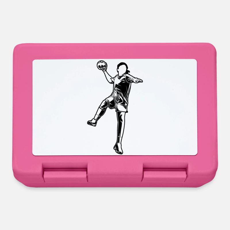 Handball Mädchen - Brotdose - Pink