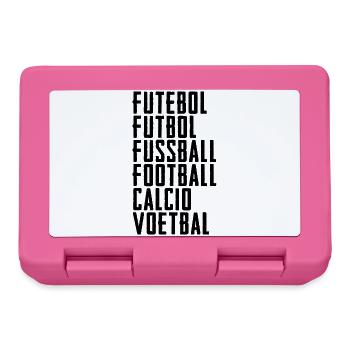 speaking football fan football fan - Lunchbox - pink - Front