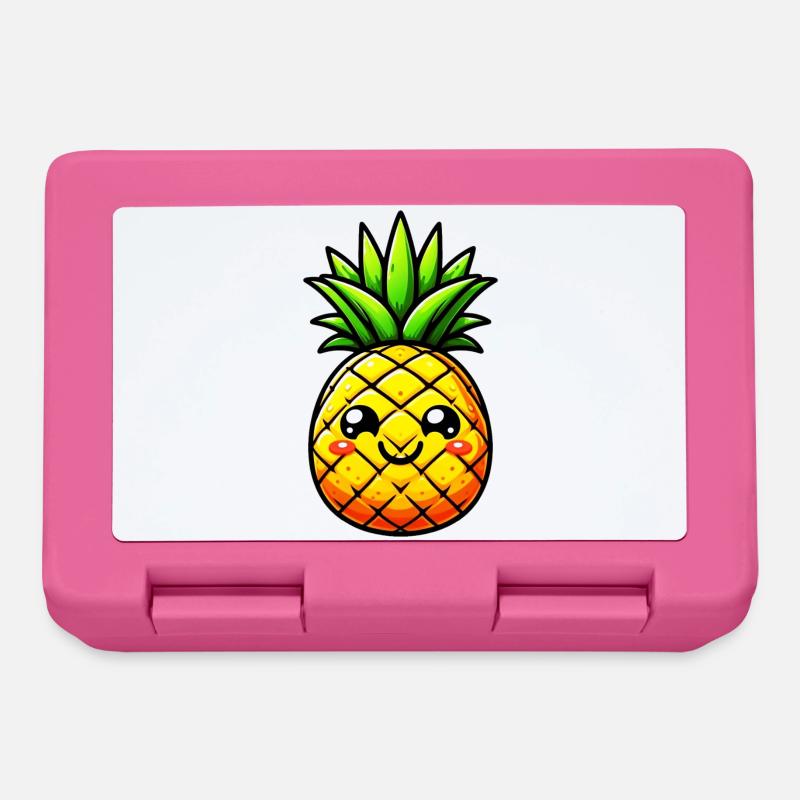 Ananas - Boîte à goûter - rose