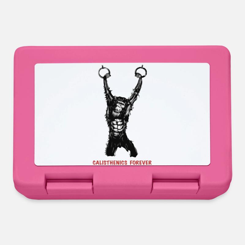 Calisthenics Evolution - Anneaux de gymnastique - Boîte à goûter - rose