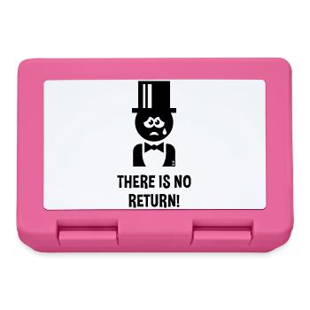Bräutigam – There Is No Return (JGA / Polterabend) - Brotdose - Pink - Vorne