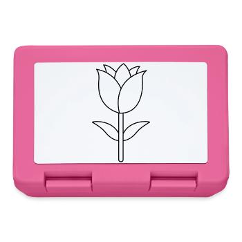 Résumé des tulipes - Boîte à goûter - rose - Devant