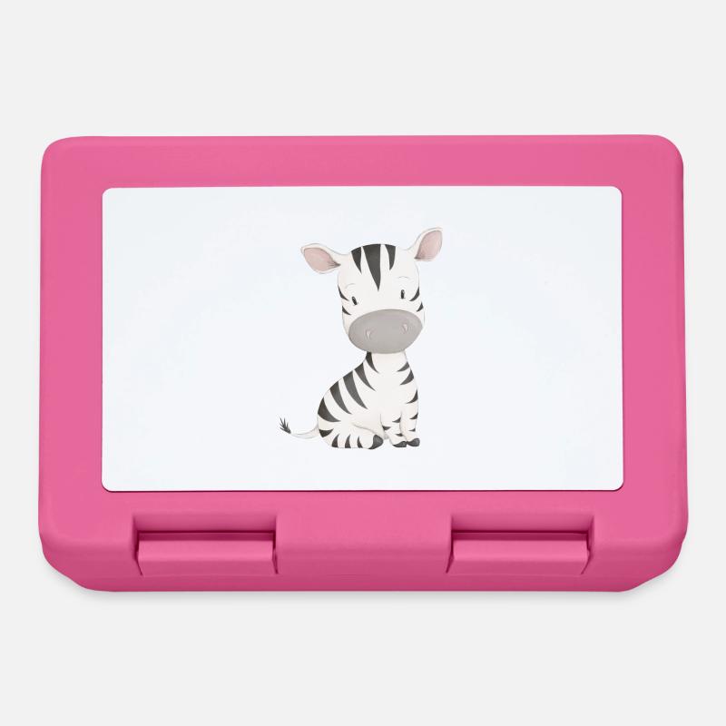 Zebra - Brotdose - Pink