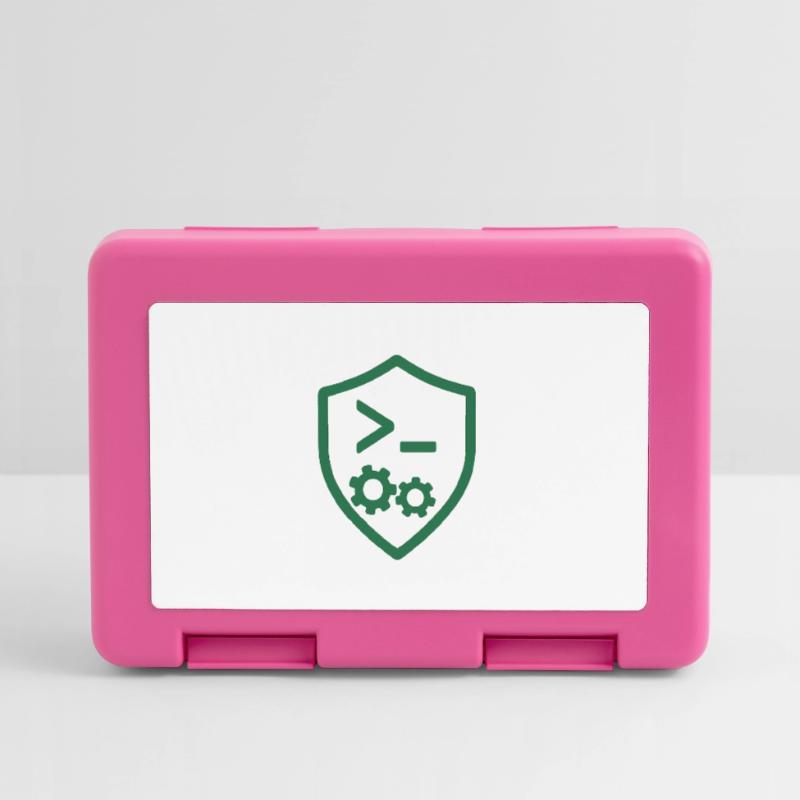Bouclier de code avec engrenages Boîte à goûter