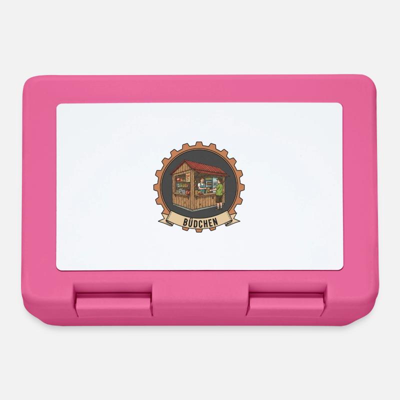 Büdchen sales booth illustration - Lunchbox - pink