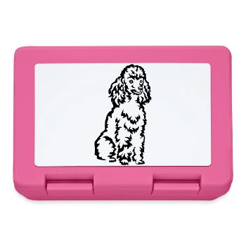 Poodle - Lunchbox - pink - Front