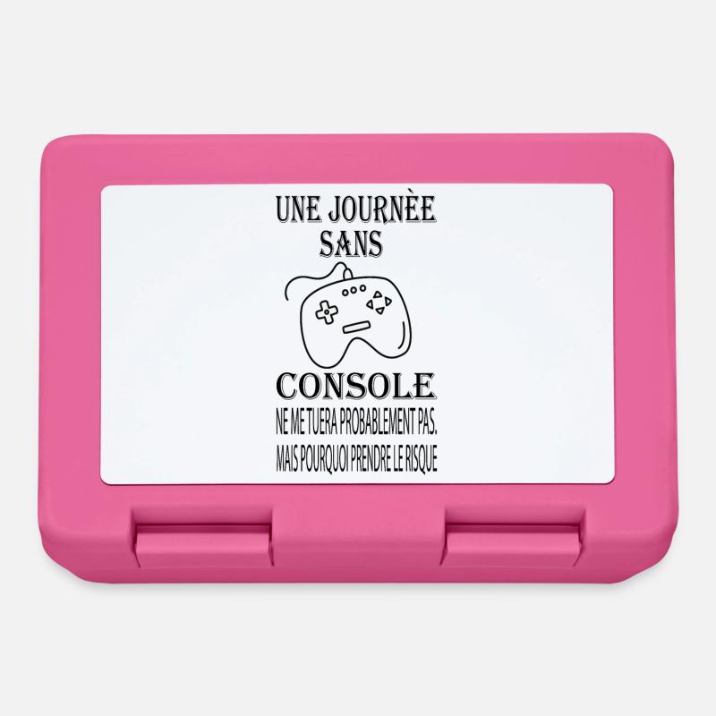 Une Journée Sans Console - Gaming T-Shirt - Boîte à goûter - rose