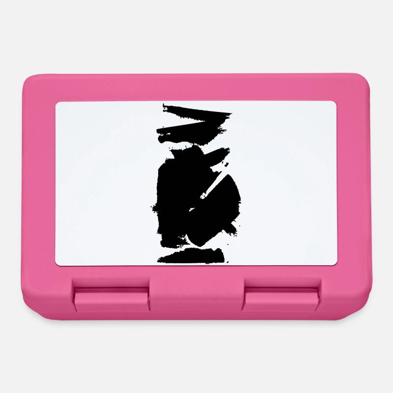 Farbwischer Klecks - Brotdose - Pink