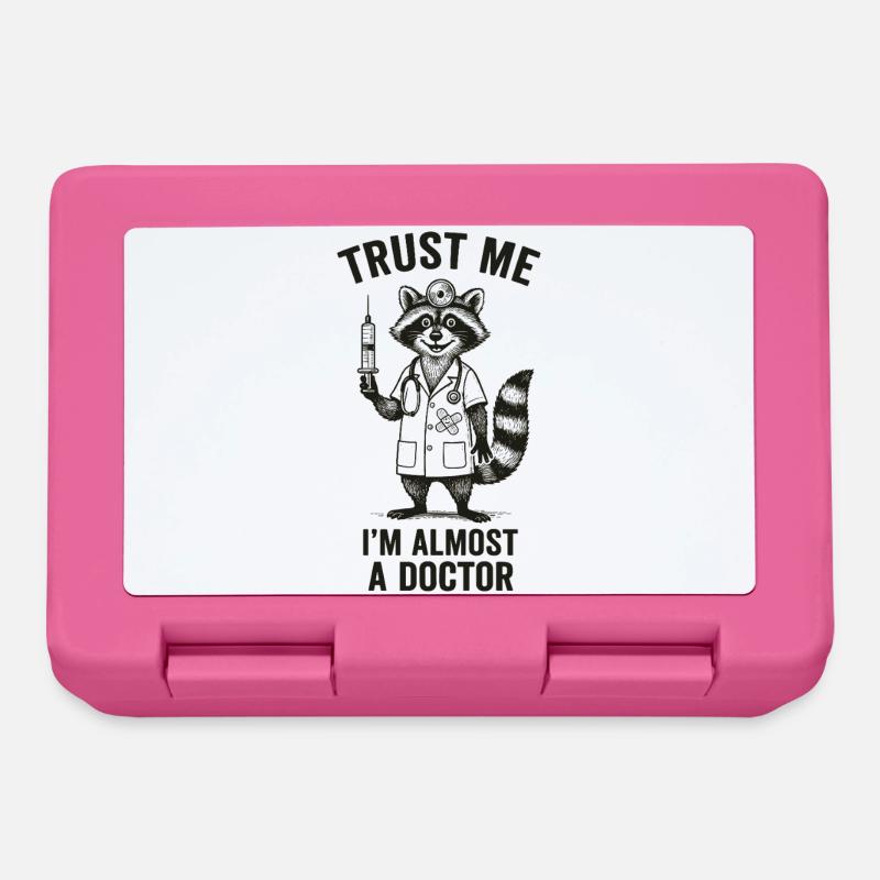 Trust Me I’m Almost a Doctor - Lunchbox - pink