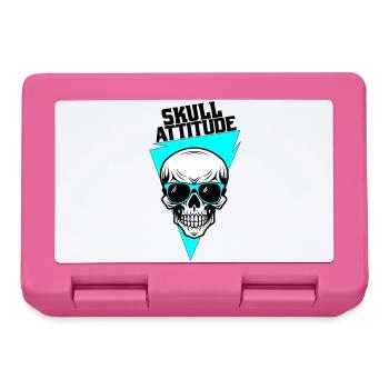 Skull with Glasses - Lunchbox - pink - Front