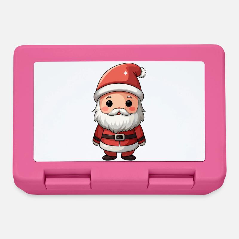 Chibi Santa Cheer Illustration - Brotdose - Pink