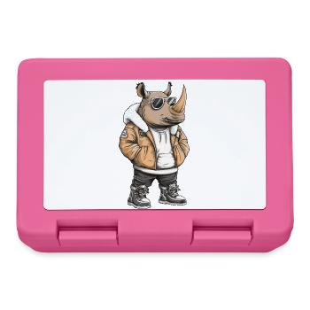 Nashorn Cool Winter - Brotdose - Pink - Vorne