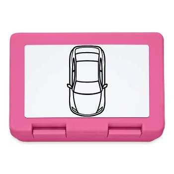 voiture - Boîte à goûter - rose - Devant