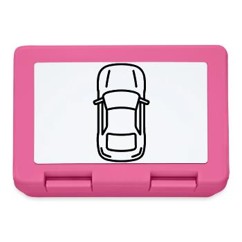 voiture - Boîte à goûter - rose - Devant