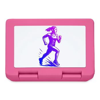 Œuvres d’art modernes de course - Boîte à goûter - rose - Devant