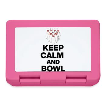 KEEP CALM AND BOWL, STRIKE MEISTER! PIN SNIPER - Brotdose - Pink - Vorne