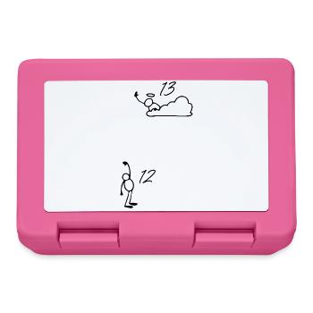 13 Year Old 13th Anniversary Gift - 13 Year Old - Lunchbox - pink - Front