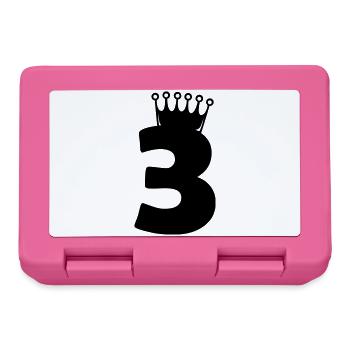 3_krone - Brotdose - Pink - Vorne