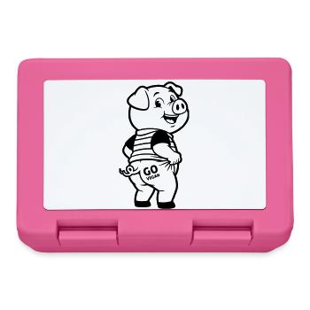 go vegan - Lunchbox - pink - Front
