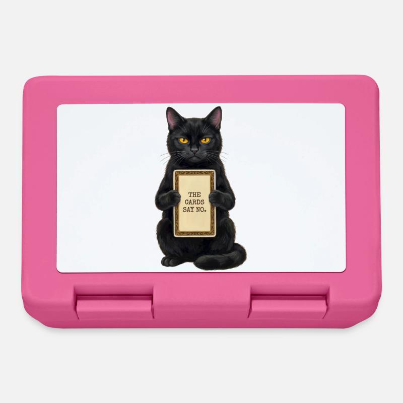 Die Karten sagen, keine Katze - Brotdose - Pink