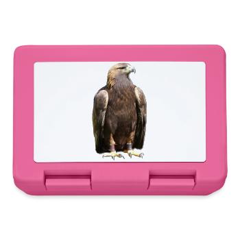 Vogeltier Greifvogel Krallen Falkner Beizjagd - Brotdose - Pink - Vorne