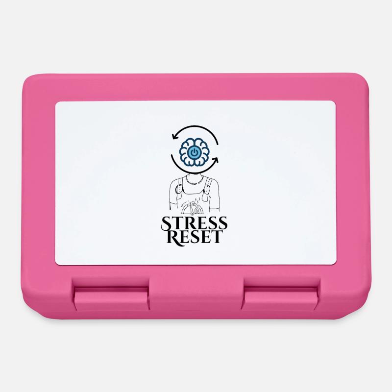 Stress Reset Button-Head - Brotdose - Pink
